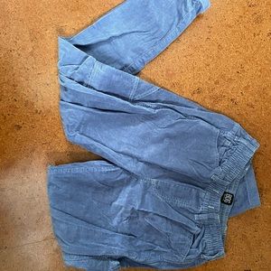 periwinkle corduroy cargo pants